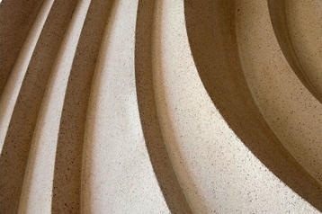 Декор из СФБ с фактурой песчаник