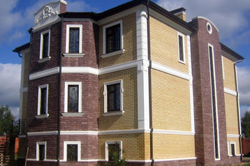 Отделка фасада коттеджа в городе Ногинске