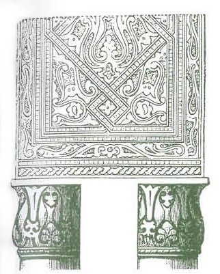 Ранняя исламская арка. Деталь колонны