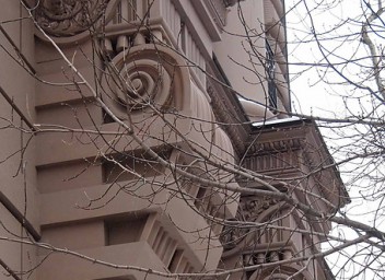 Лепнина на фасад здания  Верхняя Масловка, 20.