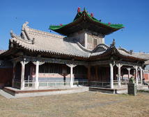Дворец хана в Улан-Баторе, китайские колонны