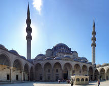 Мечеть Сулеймана внутреий двор