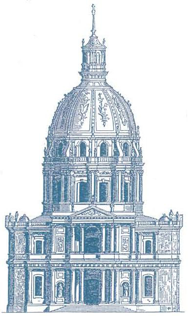 Церковь Дома инвалидов. Париж (1680-1707 гг.)