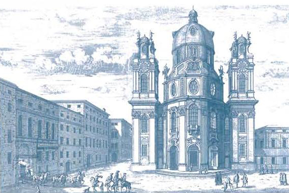 Церковь Коллегиенкирхе. Зальцбург (1696-1707 гг.)