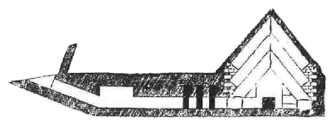 Пирамида Унаса в Саккаре 