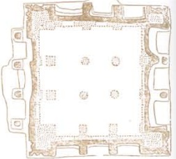 План дравидийского храма