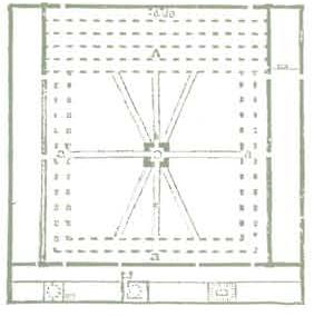 План мечети Ибн-Тулуна. (ок. 876 года)