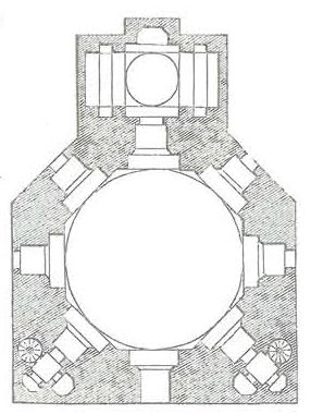 План мавзолея Олджейту. Султания