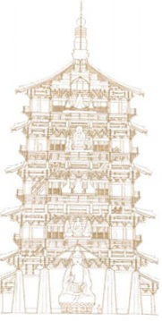 Пагода Шака Поперечное сечение