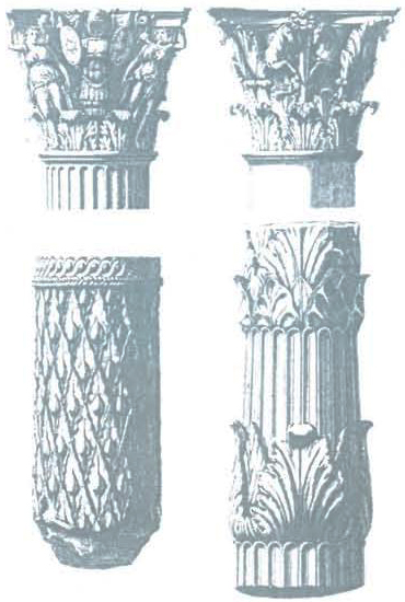 Фрагменты римских колонн