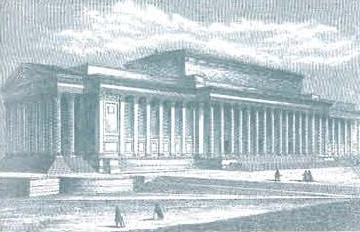 Ратуши: вид Сент Джорджс-Холл. Ливерпуль (1841-1856 гг.)