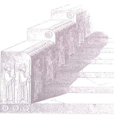 Лестница с парапетом из камня