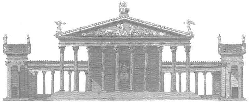 Фасад храма Венеры и Ромы