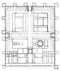 План дворца Диоклетиана