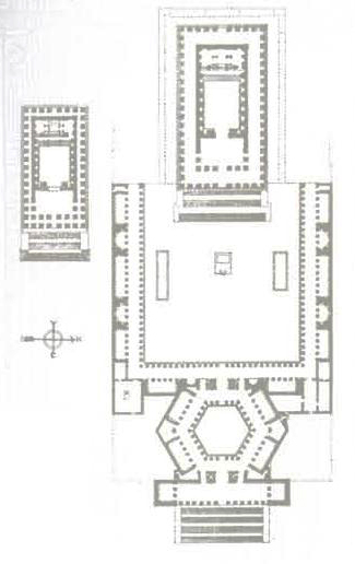 План святилища в Баальбеке