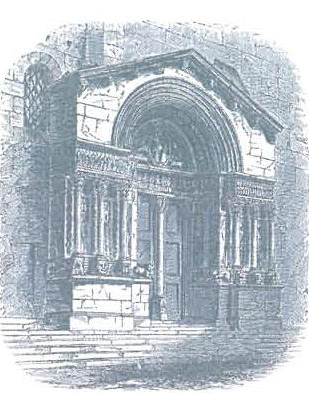 Орнамент портала церкви Сен-Трофим. Арль 
